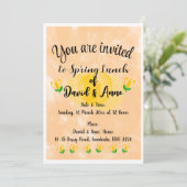 Einladung zum Frühjahrsessen (Stehend Vorderseite)
