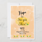 Einladung zum Frühjahrsessen (Rückseite)