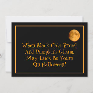 Einladung zum Full Moon & Black Cats Halloween-Par