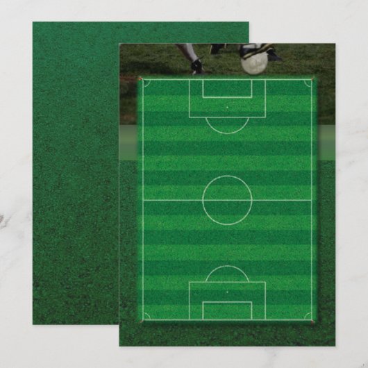 Einladung zum Fußball (Vorne/Hinten)