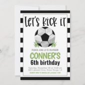Einladung zum Fußball (Vorderseite)