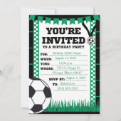 Einladung zum Fußball (Vorderseite)