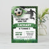 Einladung zum Fußball (Stehend Vorderseite)