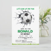 Einladung zum Fußball (Stehend Vorderseite)