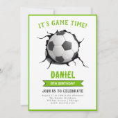 Einladung zum Fußball (Vorderseite)