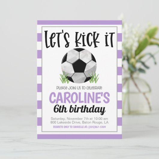 Einladung zum Fußball (Stehend Vorderseite)