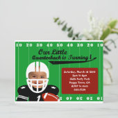 Einladung zum Fußball-Foto (Stehend Vorderseite)