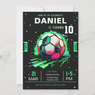 Einladung zum Fußball-Geburtstag Sport