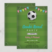 Einladung zum Fußball-Geschlecht (Vorne/Hinten)