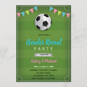 Einladung zum Fußball-Geschlecht
