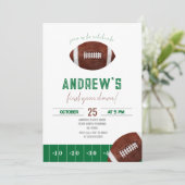 Einladung zum Fußball im ersten Jahr (Stehend Vorderseite)