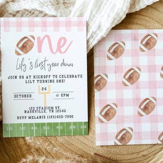 Einladung zum Fußball im ersten Jahr, erste Birthd