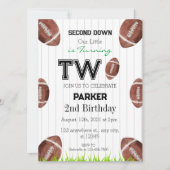 Einladung zum Fußball im zweiten Jahr (Vorderseite)