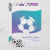 Einladung zum Fußball Mitzvah (Vorne/Hinten)