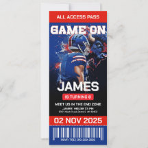 Einladung zum Fußball zum Geburtstag: Digitaler Do