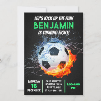 Einladung zum Fußball zum Geburtstag, Party