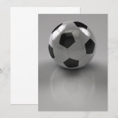 Einladung zum Fußballball (Vorne/Hinten)