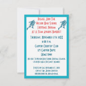 Einladung zum Fußballbankett (Rückseite)