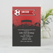 Einladung zum Fußballspiel (Stehend Vorderseite)