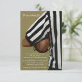 Einladung zum Fußballspiel (Stehend Vorderseite)