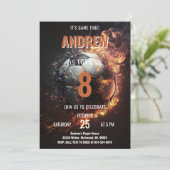 Einladung zum Fußballtag Minimalistische Karte (Stehend Vorderseite)