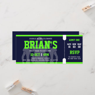 Einladung zum Fußballticket