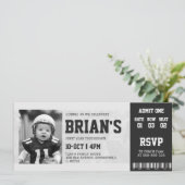 Einladung zum Fußballticket (Stehend Vorderseite)