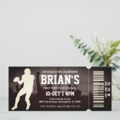 Einladung zum Fußballticket (Stehend Vorderseite)