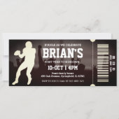 Einladung zum Fußballticket (Vorderseite)