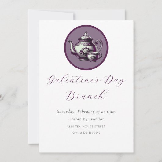 Einladung zum Galentinstag (Vorderseite)