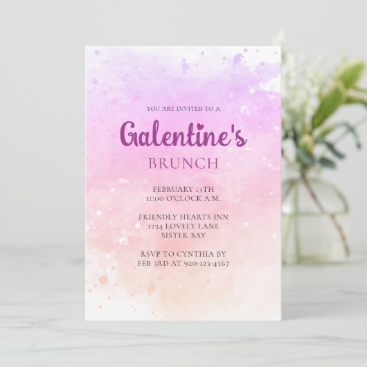 Einladung zum Galentinstag (Stehend Vorderseite)