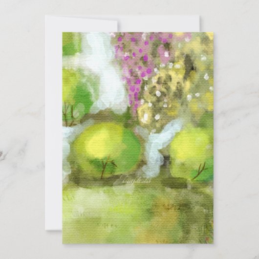 Einladung zum Gartenpfad (Rückseite)