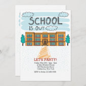 Einladung zum Gebäude am Ende des Schuljahres (Vorne/Hinten)