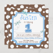 Einladung zum Geburtstag (Vorne/Hinten)