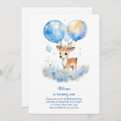 Einladung zum Geburtstag (Vorne/Hinten)