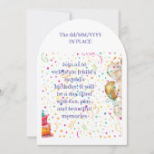 Einladung zum Geburtstag (Vorderseite)