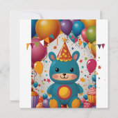 Einladung zum Geburtstag (Rückseite)