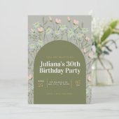 Einladung zum Geburtstag (Stehend Vorderseite)