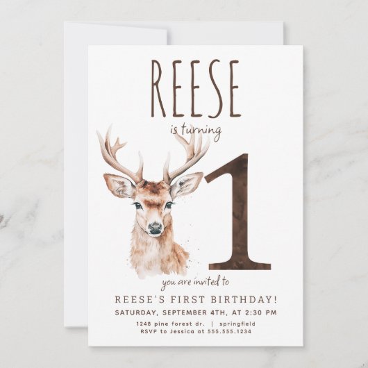 Einladung zum Geburtstag (Vorderseite)