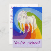 Einladung zum Geburtstag (Vorne/Hinten)