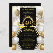 Einladung zum Geburtstag (Vorne/Hinten)