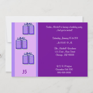 Einladung zum Geburtstag