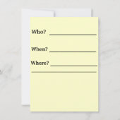 Einladung zum Geburtstag (Rückseite)