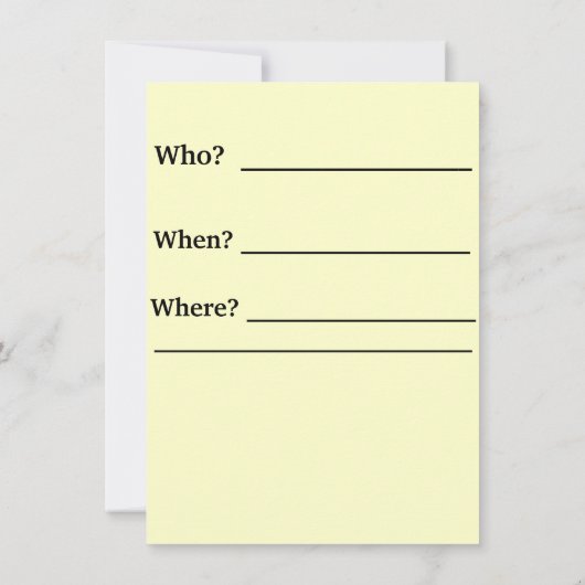 Einladung zum Geburtstag (Rückseite)