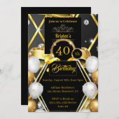 Einladung zum Geburtstag (Vorne/Hinten)