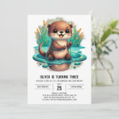 Einladung zum Geburtstag (Stehend Vorderseite)