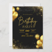 Einladung zum Geburtstag (Rückseite)