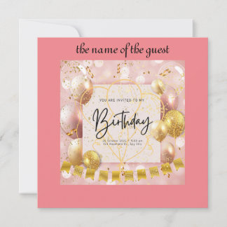 Einladung zum Geburtstag