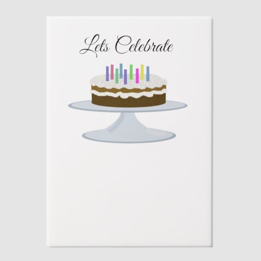 Einladung zum Geburtstag (Vorderseite)