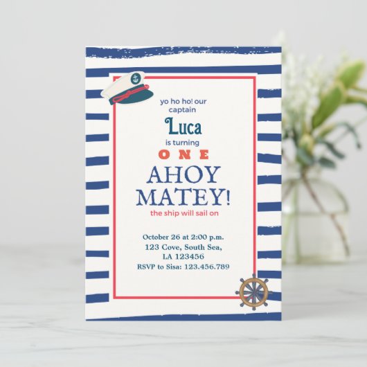 Einladung zum Geburtstag (Stehend Vorderseite)